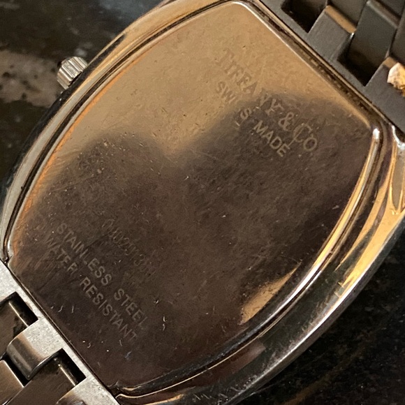 Tiffany & Co. Mens Tonneau Watch w/ Travel Case - Picture 6 of 8